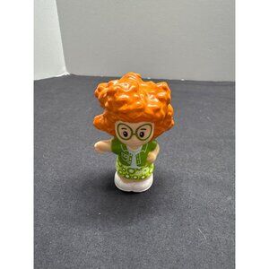 Little People Replacement Collectible Figure With Orange Hair & Green Outfit By